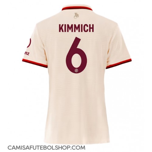 Camisa de time de futebol Bayern Munich Joshua Kimmich #6 Replicas 3º Equipamento Feminina 2024-25 Manga Curta